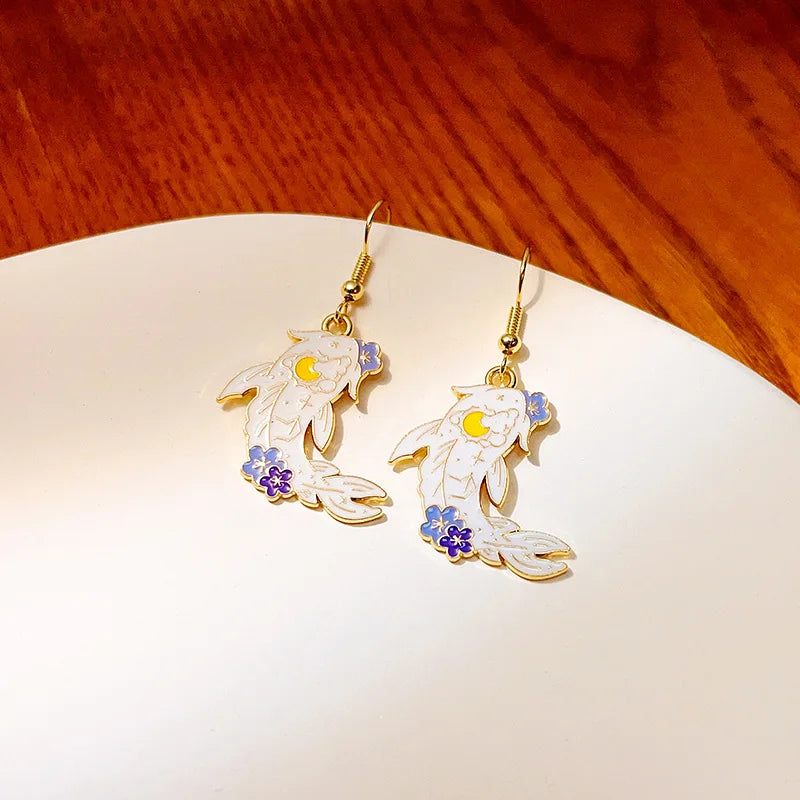 1 Pair Cute Kitten Drop Hook Earrings