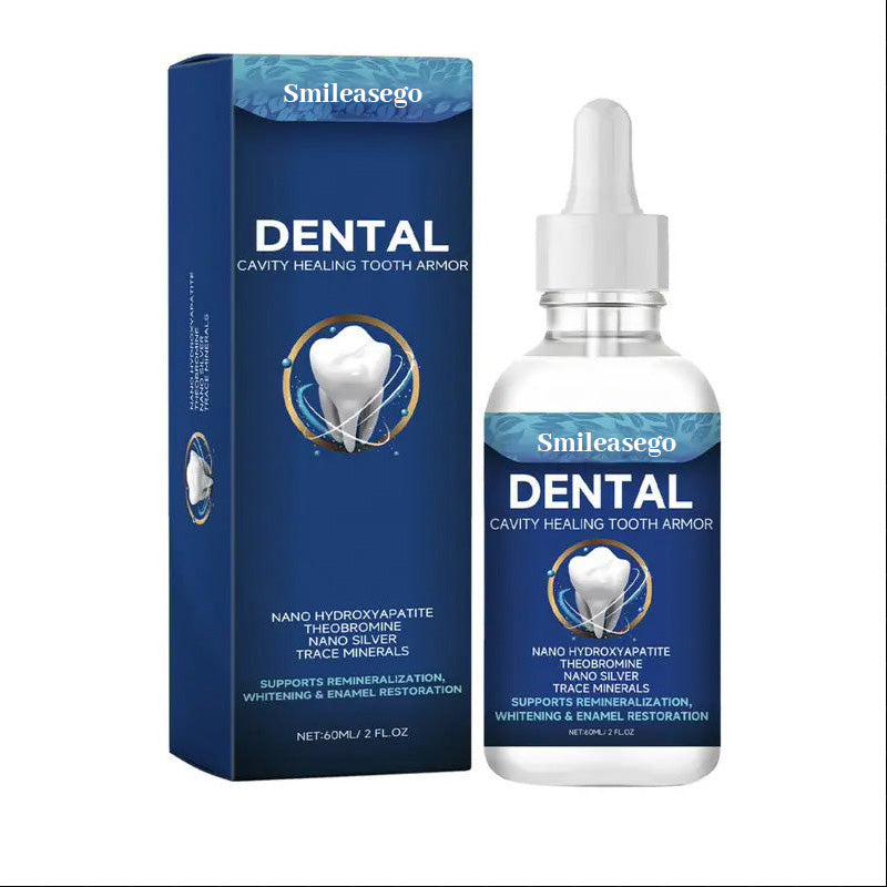 Smileasego Fluoride-Free Hydroxyapatite Tooth Armor Drops & Enamel Repair, Whitening & Fresh Breath