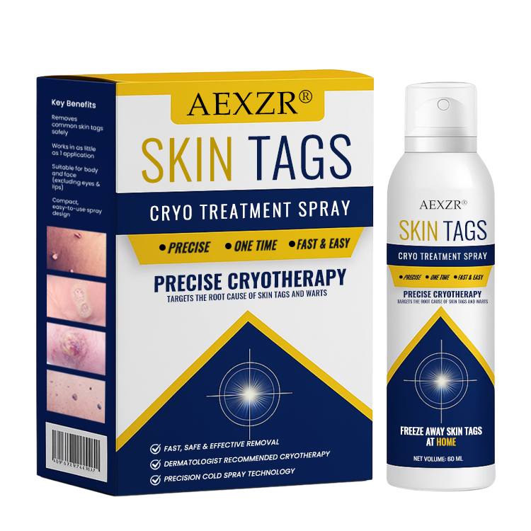AEXZR® Skin Tag Cryo Treatment Spray🧊 Precision Cryo-Tech: Freezes Away Skin Tags & Warts in Seconds – No Blades, No Pain.