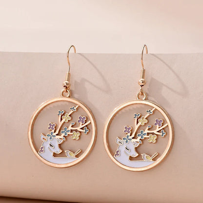 1 Pair Cute Kitten Drop Hook Earrings