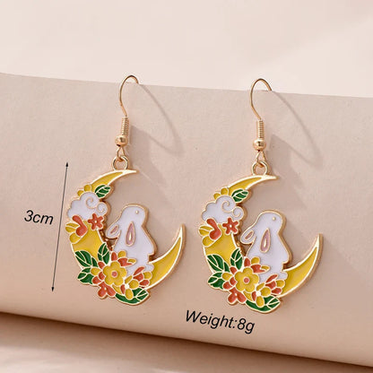1 Pair Cute Kitten Drop Hook Earrings