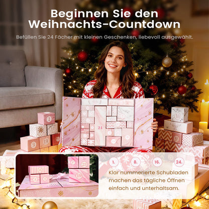 💝Das beste Geschenk💝24 Tage voller Überraschungen – Adventskalender aus rosa Marmor 2025