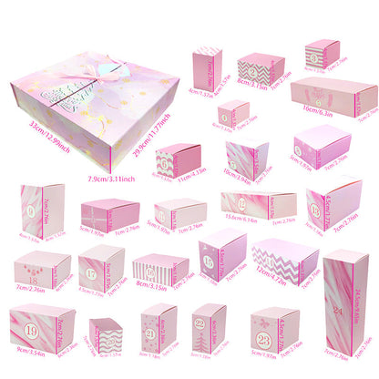 💝Das beste Geschenk💝24 Tage voller Überraschungen – Adventskalender aus rosa Marmor 2025