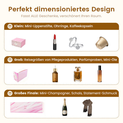 💝Das beste Geschenk💝24 Tage voller Überraschungen – Adventskalender aus rosa Marmor 2025