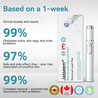 𝐉𝐚𝐬𝐬𝐞𝐞𝐦® Medical-Grade Laser Pen 🔥 (Powered by CO₂ laser technology – effectively removes moles, warts, skin tags, pigmentation spots, and other skin imperfections)🏆