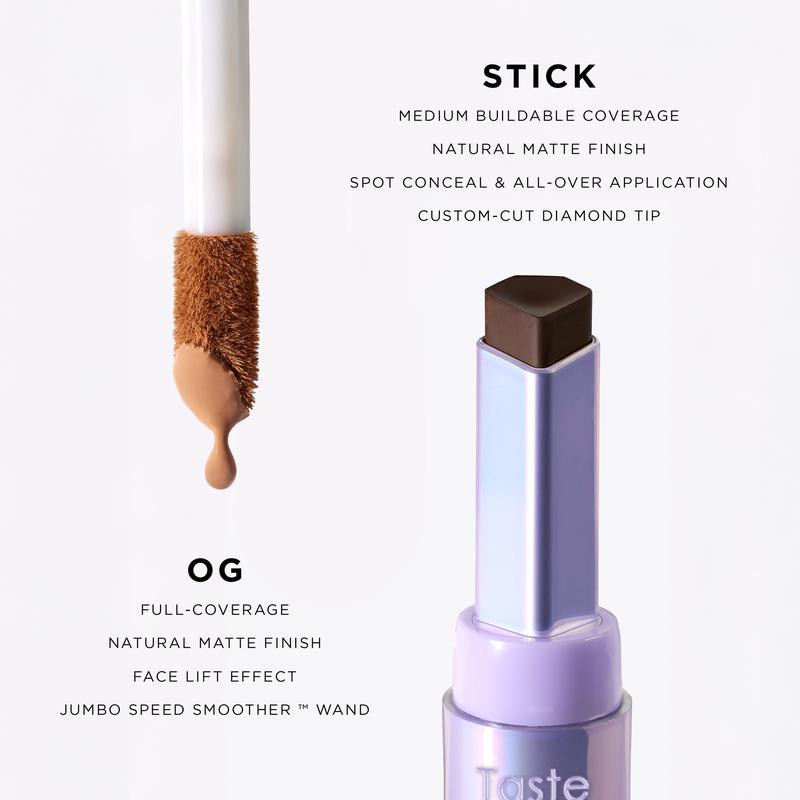 💞Last 4 hours 50% off!⏰The game-changing duo: First-ever shape tape concealer stick + FREE diamond-shaped brush!