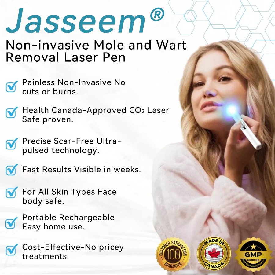 𝐉𝐚𝐬𝐬𝐞𝐞𝐦® Medical-Grade Laser Pen 🔥 (Powered by CO₂ laser technology – effectively removes moles, warts, skin tags, pigmentation spots, and other skin imperfections)🏆