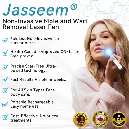 𝐉𝐚𝐬𝐬𝐞𝐞𝐦® Medical-Grade Laser Pen 🔥 (Powered by CO₂ laser technology – effectively removes moles, warts, skin tags, pigmentation spots, and other skin imperfections)🏆
