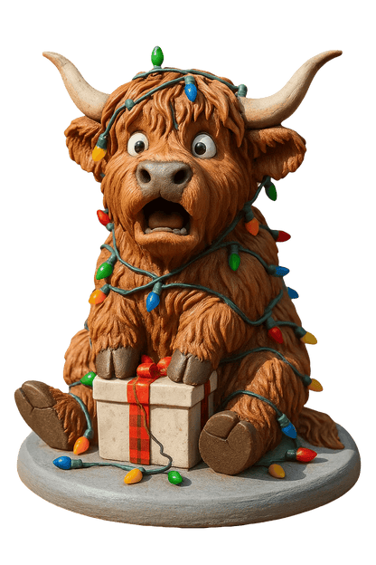 🎁Nice Christmas Gift🎅🐮Highland Cow Advent Calendar 2025