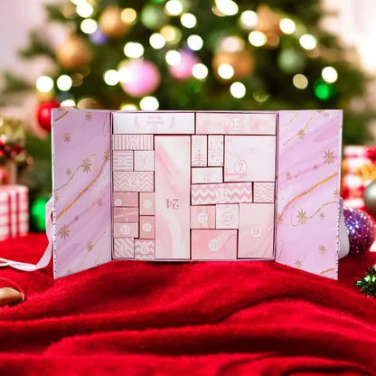 🎅Christmas Sale 50% OFF!!🎄30K+ SOLD! 🎁24 Days of Surprises — Pink Marble Advent Calendar 2025💕
