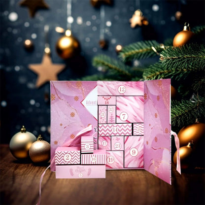 🎅Christmas Sale 50% OFF!!🎄30K+ SOLD! 🎁24 Days of Surprises — Pink Marble Advent Calendar 2025💕