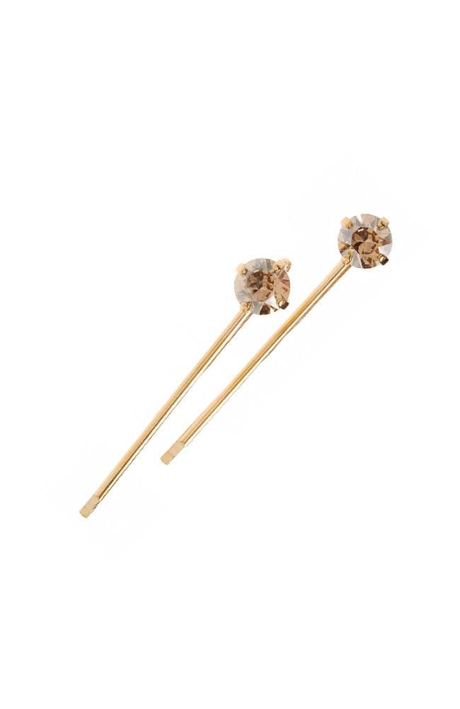 Little Gem Crystal Bobby Pin Pair