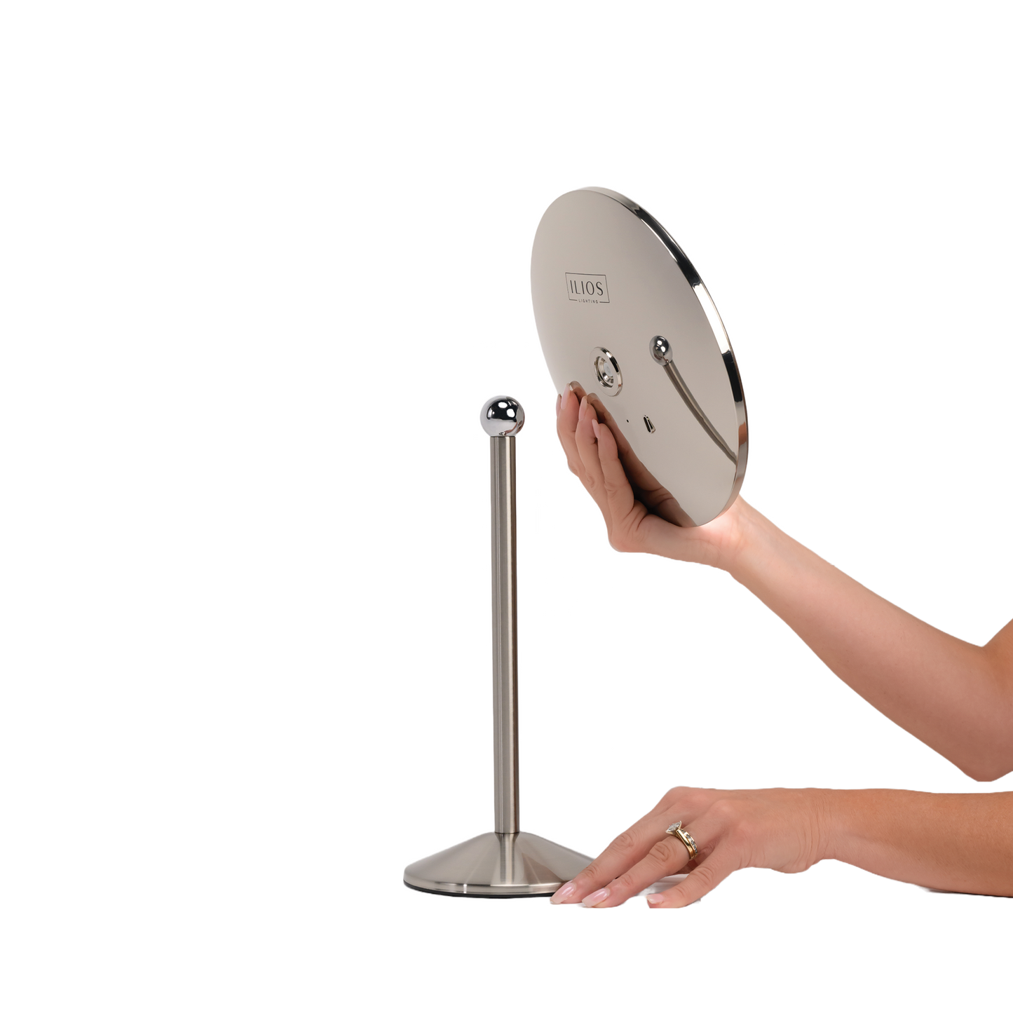 Rechargeable Table Mirror